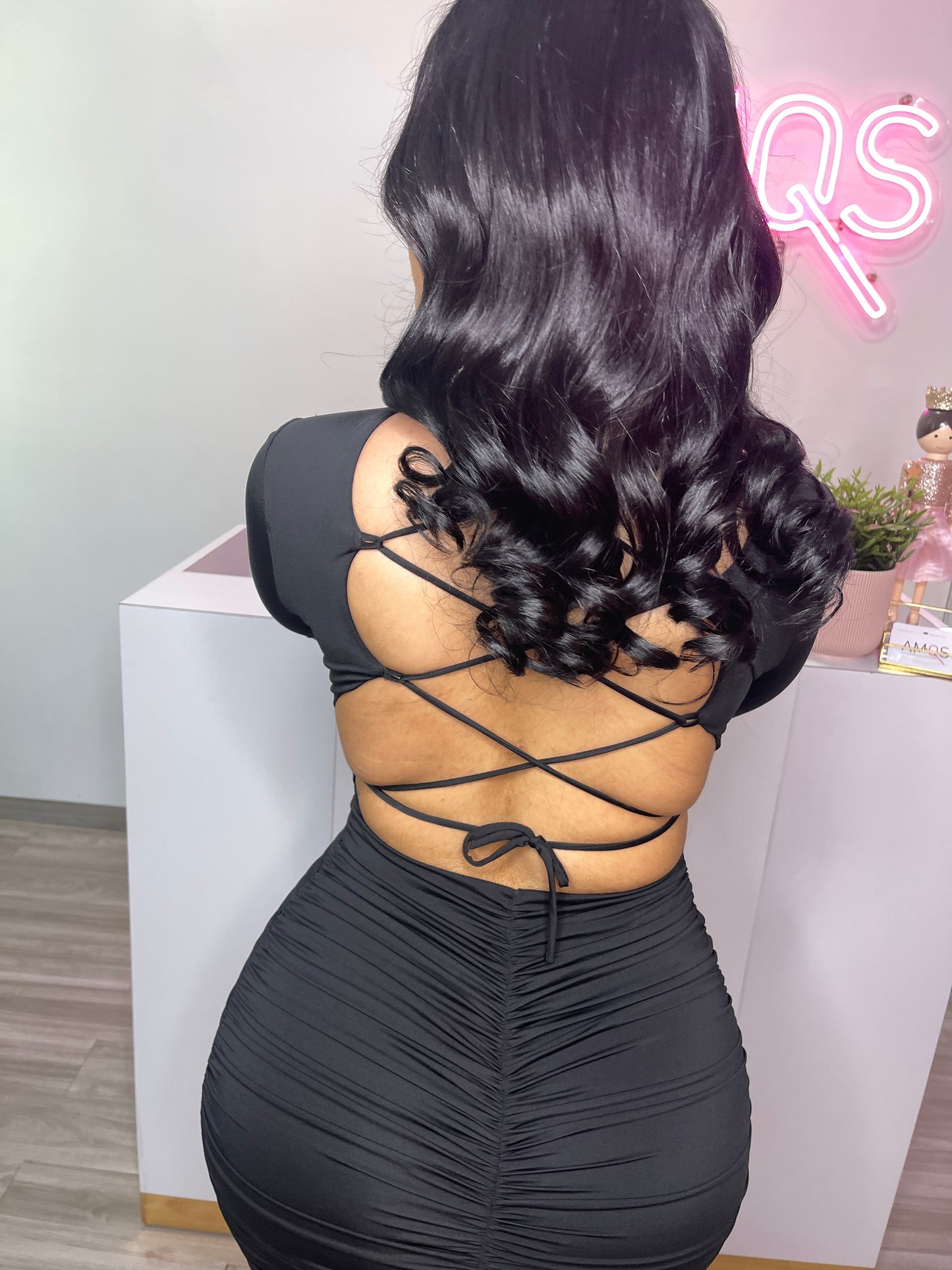 Black Mini Dress Sleeve