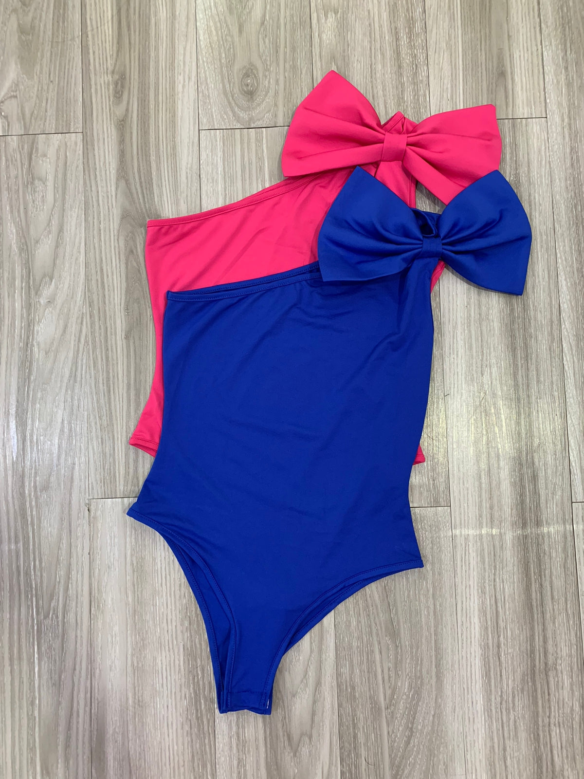 One Shoulder Bow Front BodySuit