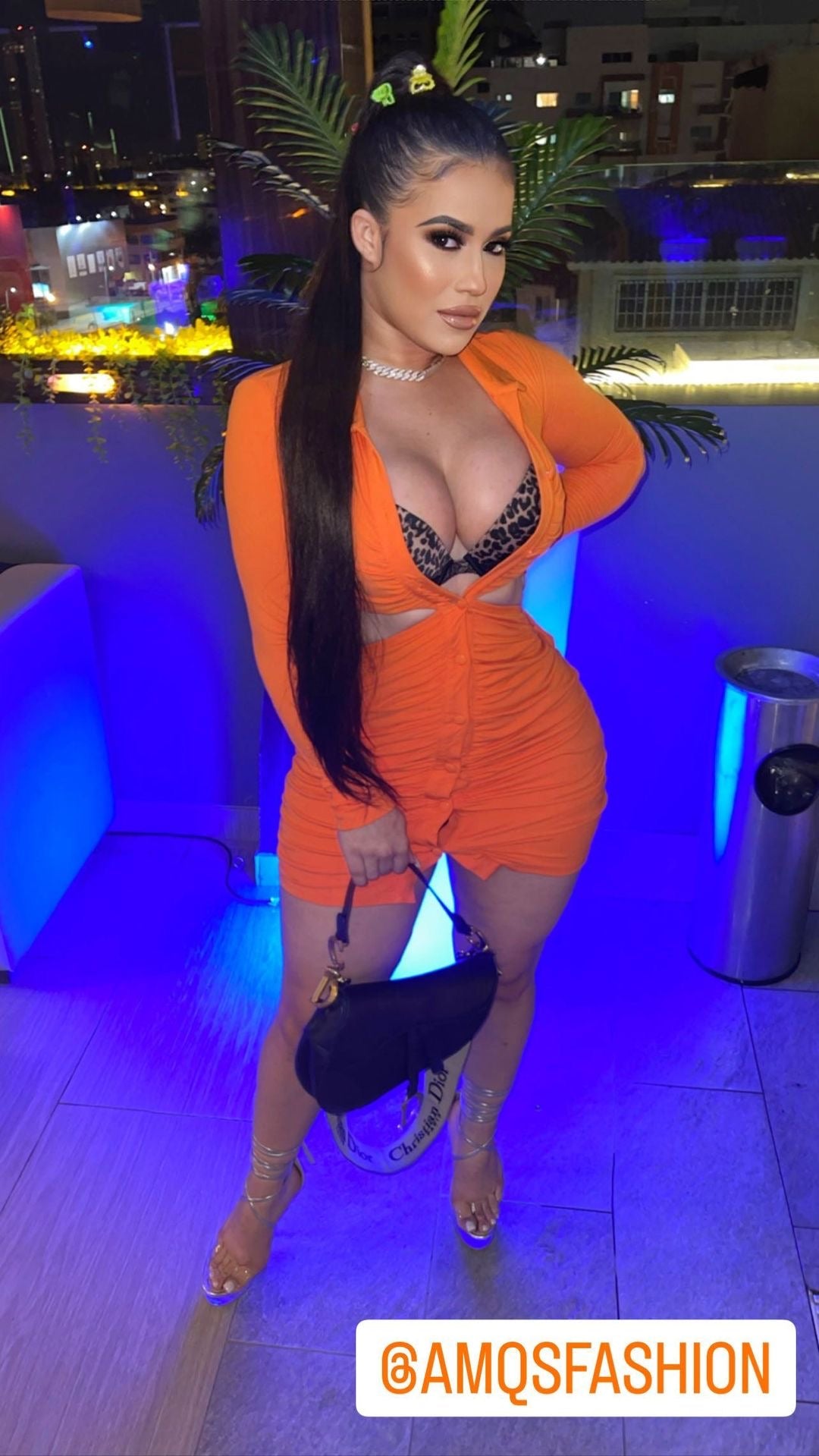 Orange Dress Muy Muy