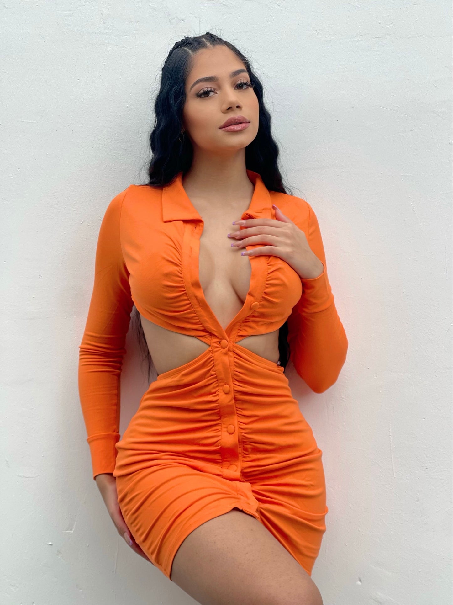 Orange Dress Muy Muy