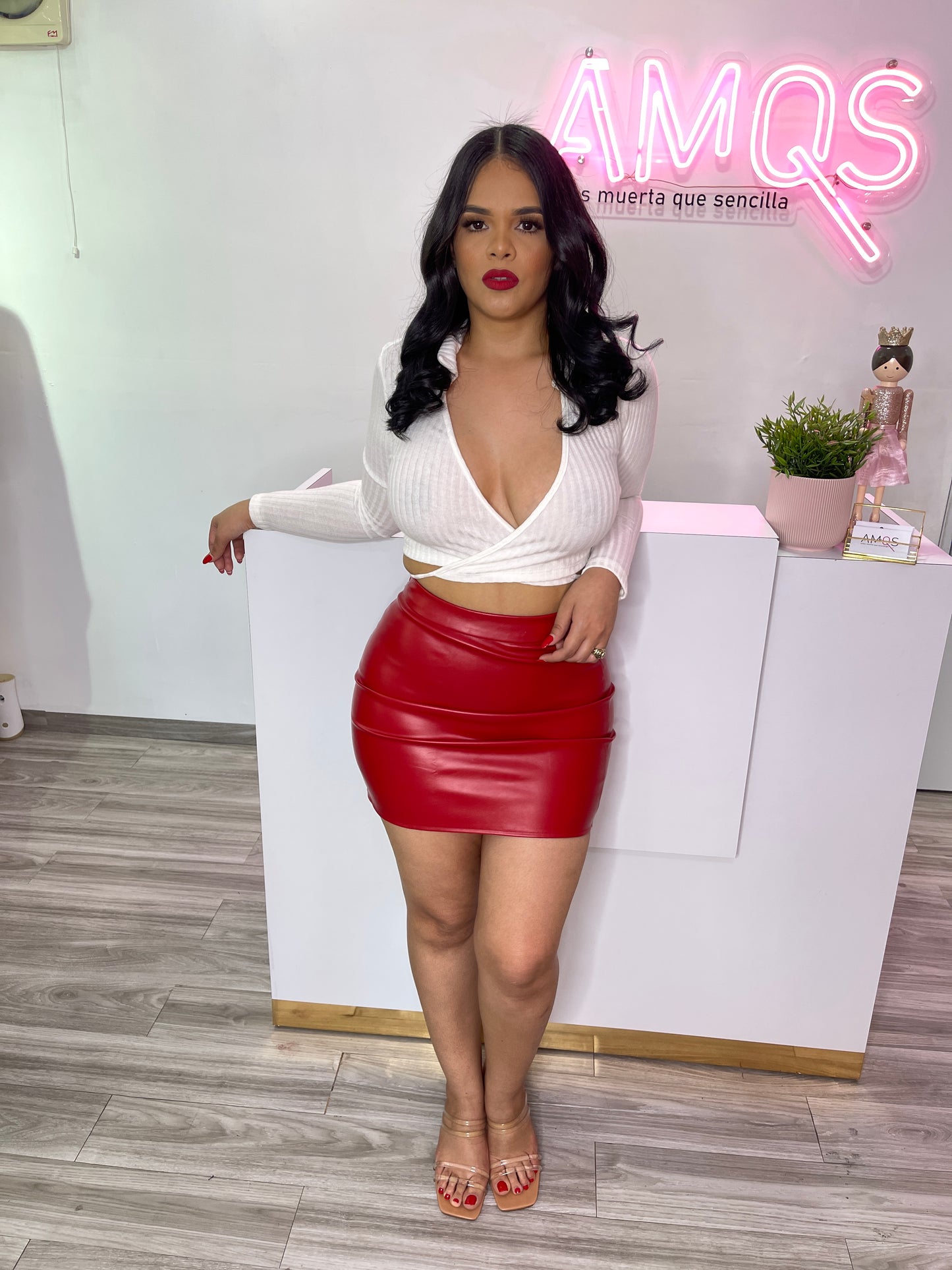 Mini Skirt Red