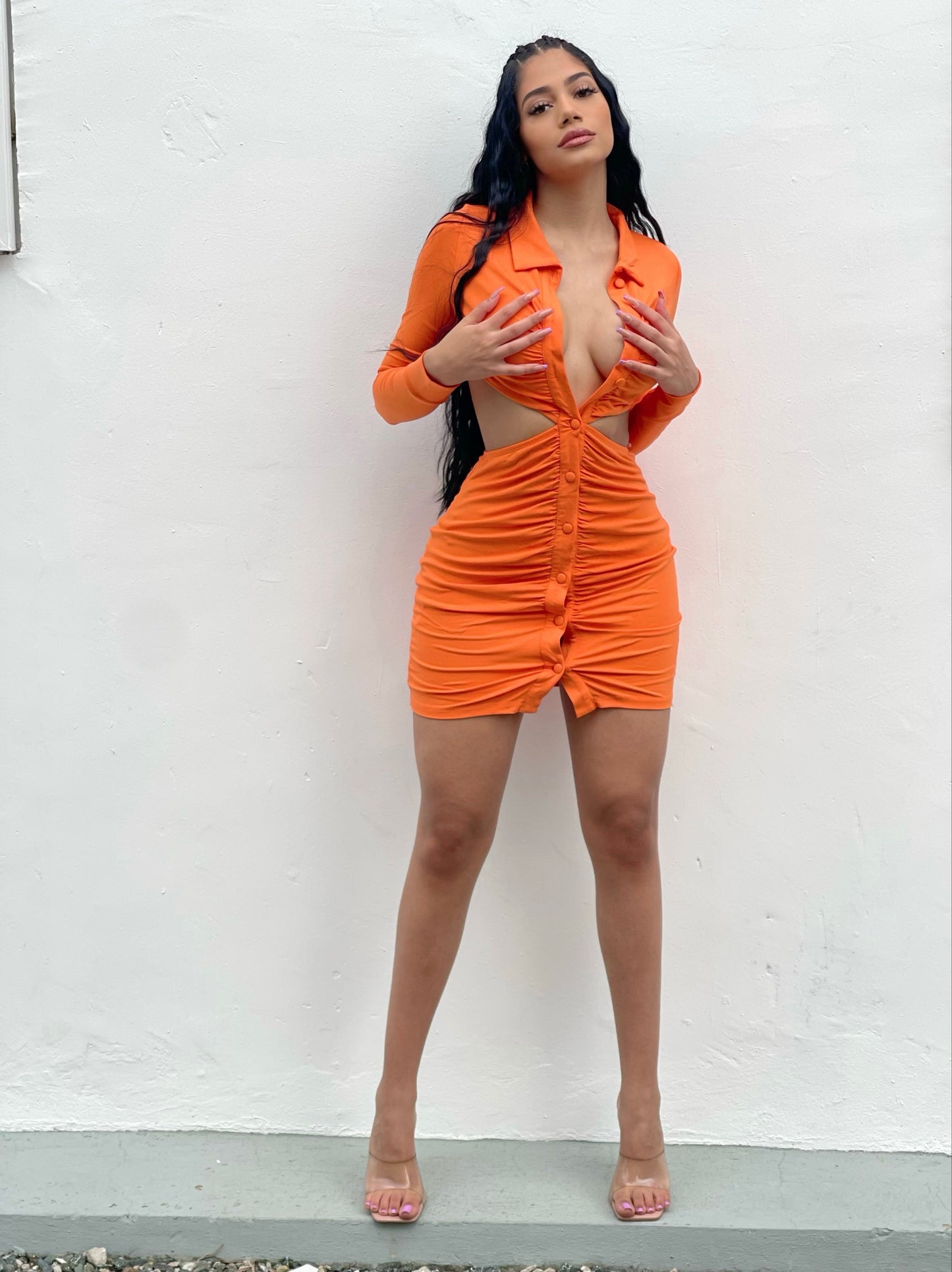 Orange Dress Muy Muy